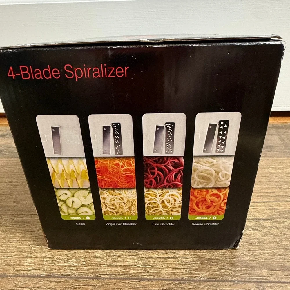 Paderno 4-Blade‎ Spiralizer Kitchen Tool Williams-Sonoma BPA-Free